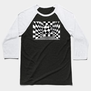 Chess background Baseball T-Shirt